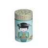 Click Cafe Barattoli Da Te E Caffe | Barattolo Da Te' Little Geisha Blu Con Doppia Chiusura 150Gr