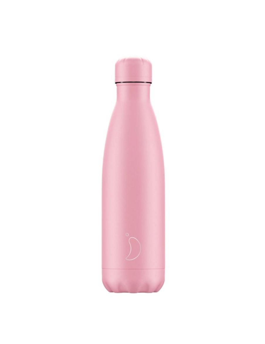 Click Cafe Borracce&Tazze Termiche E Accessori | Chilly'S Bottle 500 Ml Rosapastello Con Tappo Rosa