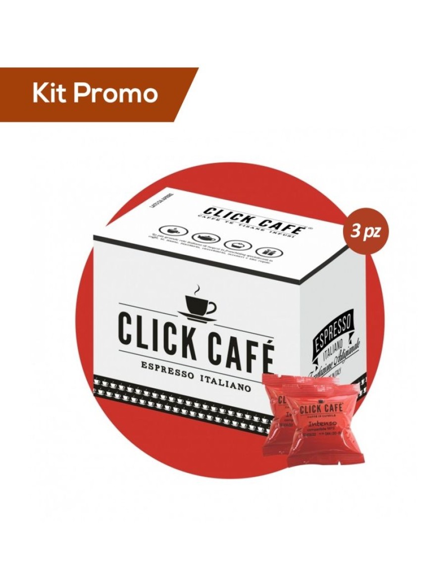 Click Cafe Capsule Compatibili Fior Fiore* Lui Martello | Box 300 Capsule Intenso Compatibile Fior Fiore - Mps - Click Cafe