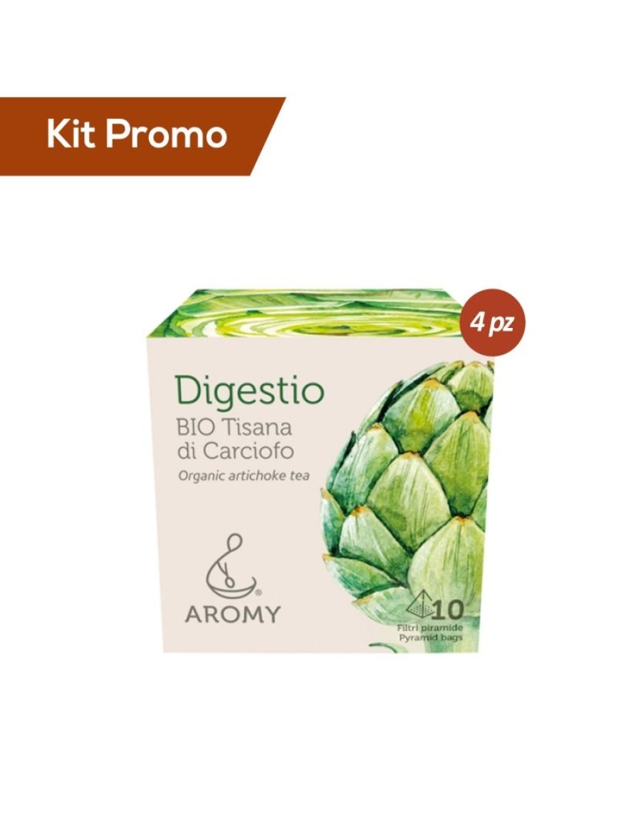 Click Cafe Tisane Biologiche | Box 4 Astucci Tisana Biologica Di Carciofo