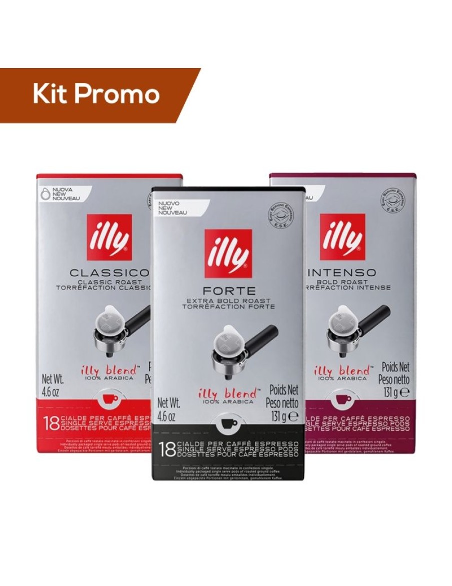 Click Cafe Illy Iperespresso | Box 54 Cialde Ese Illy Assortite