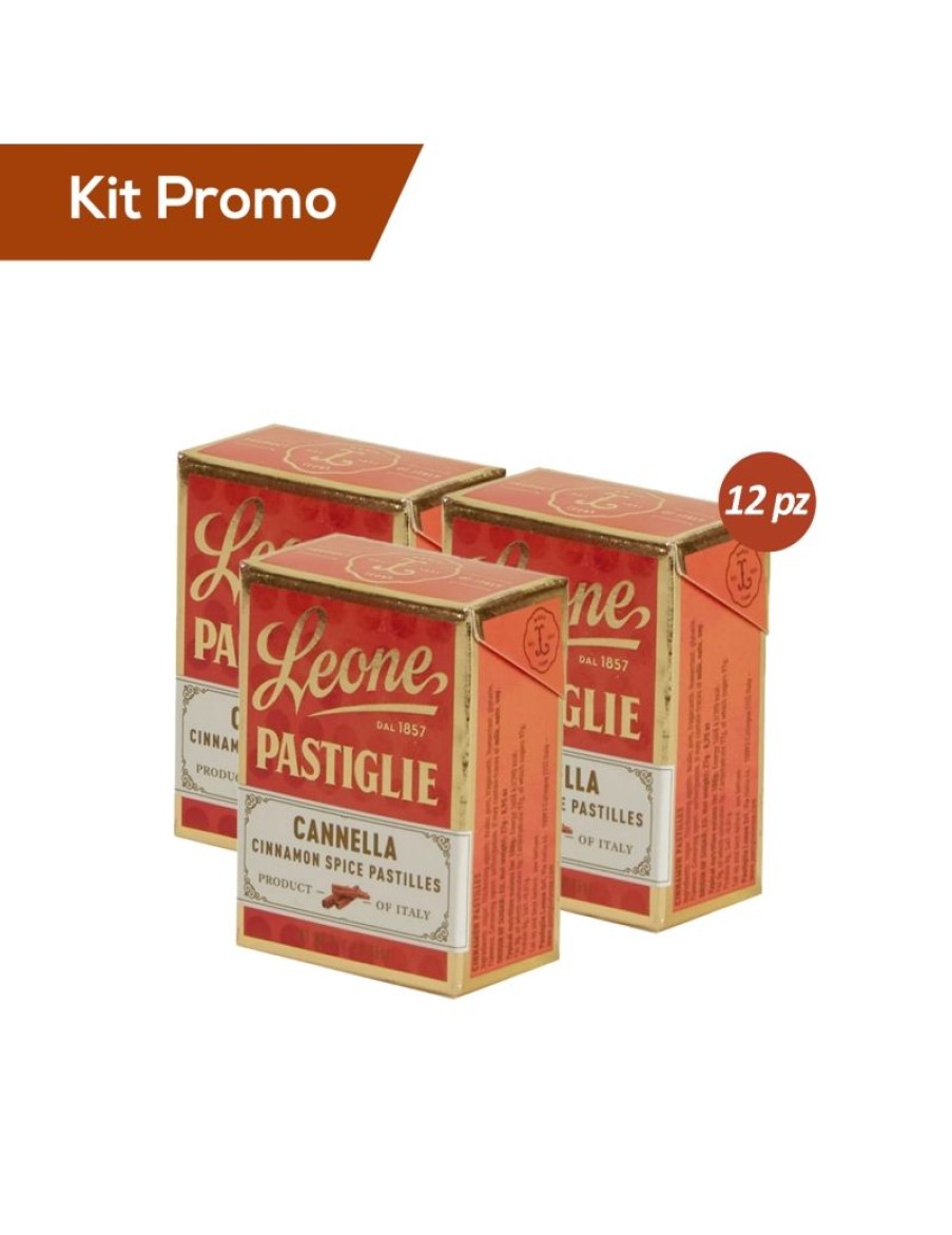 Click Cafe Caramelle Mentine E Liquirizie | Box 12 Scatoline Pastiglie Leone Alla Cannella