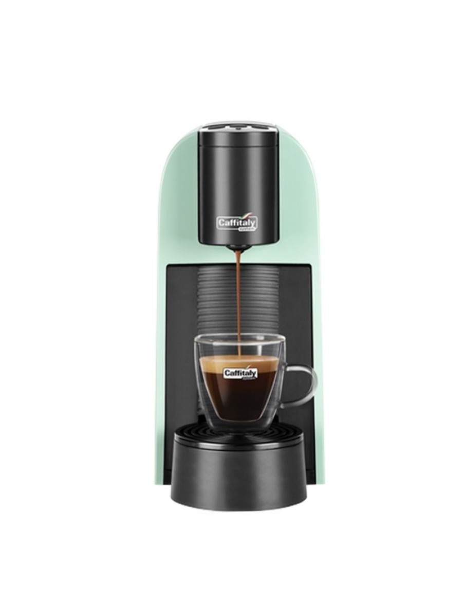 Click Cafe Macchinette Per Caffe In Capsule | Macchina Caffitaly Volta S35R.3 Verde