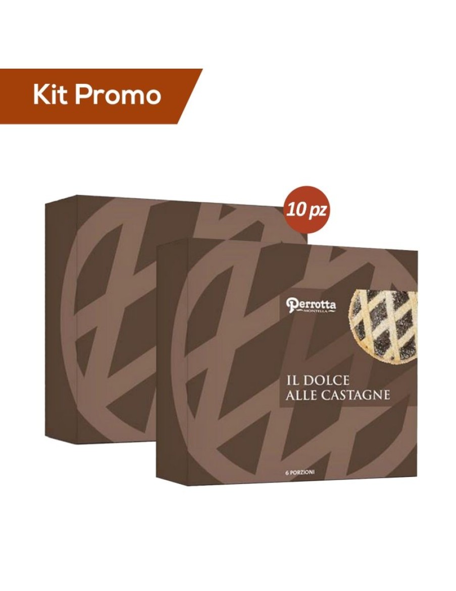 Click Cafe Biscotti Artigianali | Kit 10 Box Di Dolce Alle Castagne