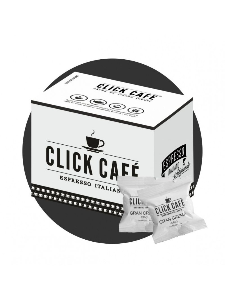 Click Cafe Capsule Compatibili Segafredo | 100 Capsule Segafredo Miscela Forte