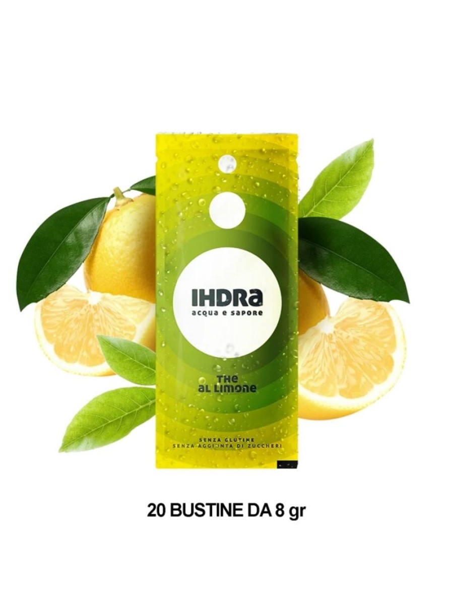 Click Cafe Bevande Energetiche | Ihdra Acqua E Sapore Gusto Te Al Limone Box 20 Bustine Da 8 Gr