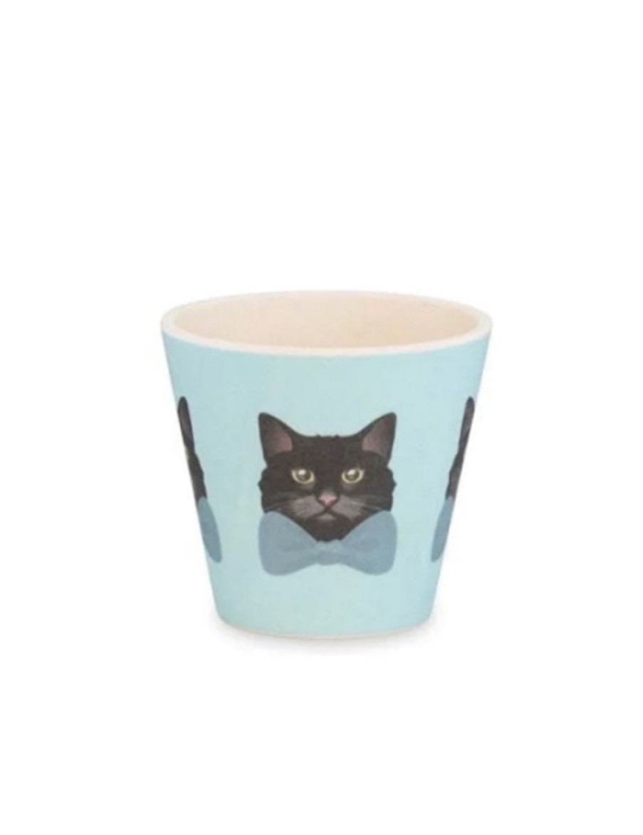 Click Cafe Quy Cup | Bicchierino Da Caffe Quy Cup Gatto Con Papillon - R Pet - 90 Ml