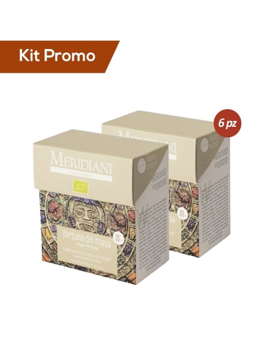 Click Cafe Te E Tisane Meridiani | Box 6 Astucci Maya Fave Di Cacao E Zenzero