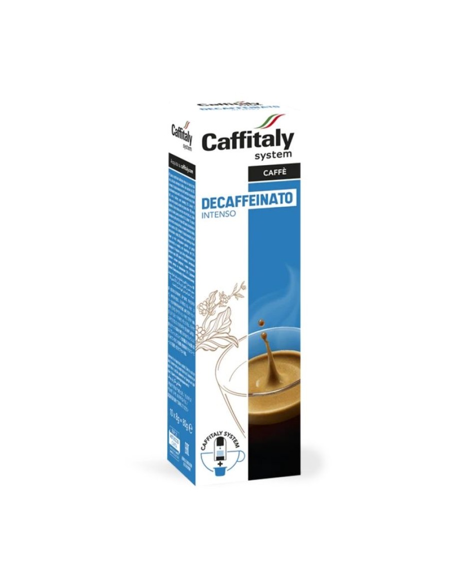 Click Cafe Capsule Caffitaly* Originali | 10 Capsule Decaffeinato Intenso Ecaffe