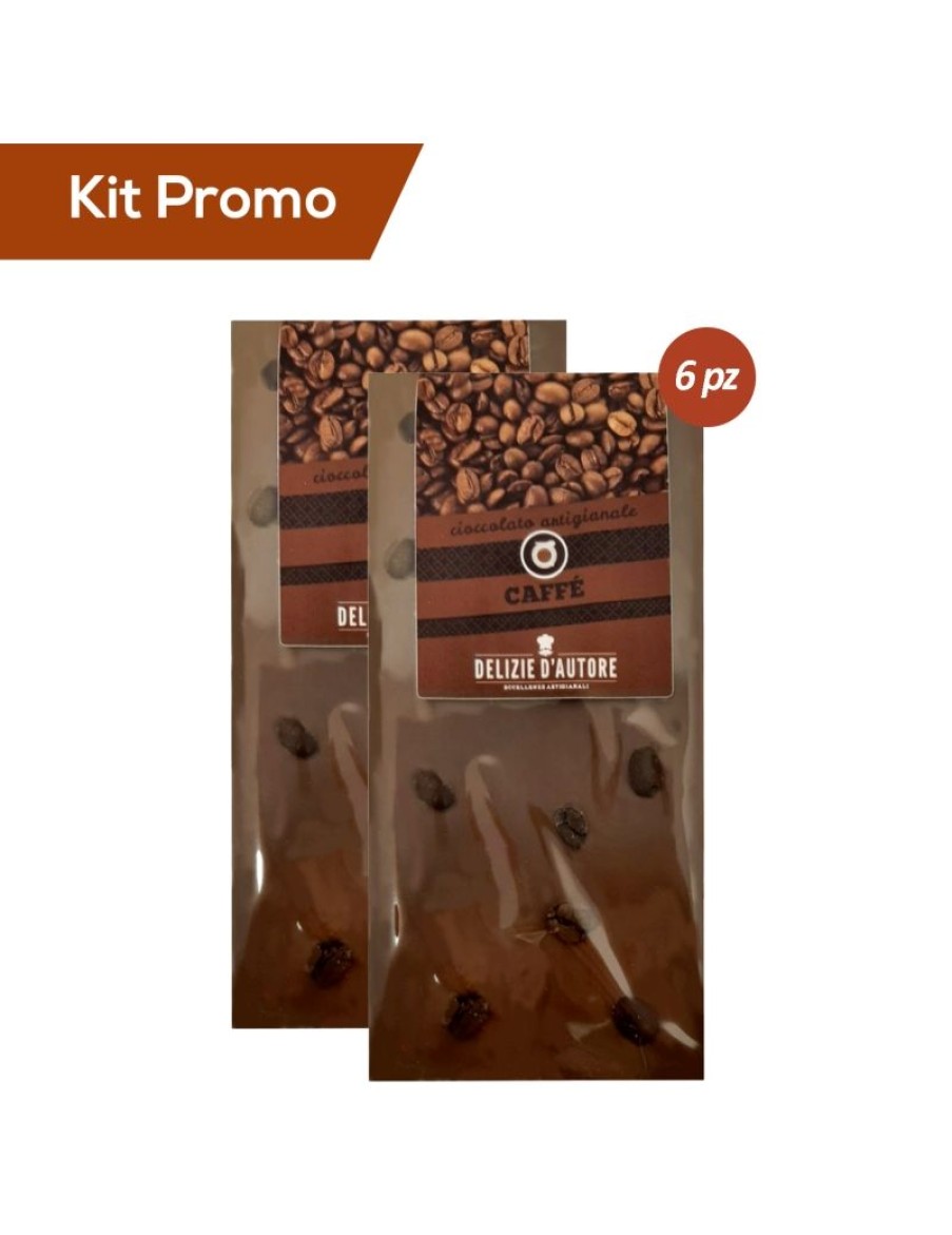 Click Cafe Cioccolato Artigianale | Kit 6 Tavolette Di Cioccolato Al Caffe