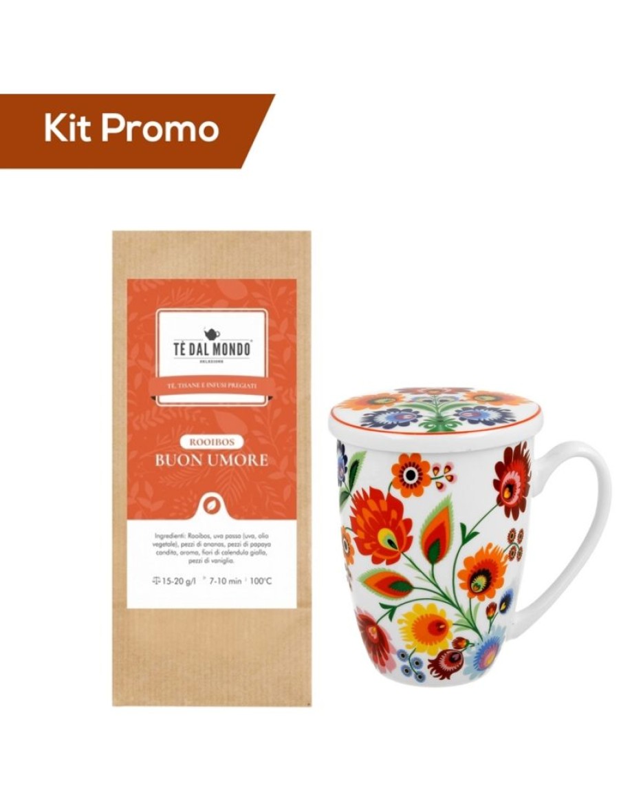 Click Cafe Rooibos In Foglia | Box Te Rooibos Buon Umore Con Tisaniera