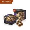 Click Cafe Cioccolato Artigianale | Kit 4 Box Di Nocciole Del Piemonte Ricoperte Di Cioccolato E Caffe