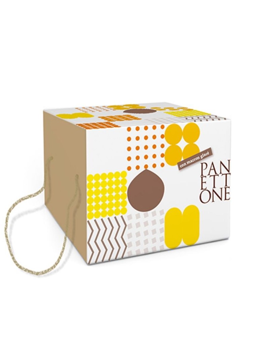 Click Cafe Biscotti Artigianali | Panettone Perrotta Marron Glace G1000