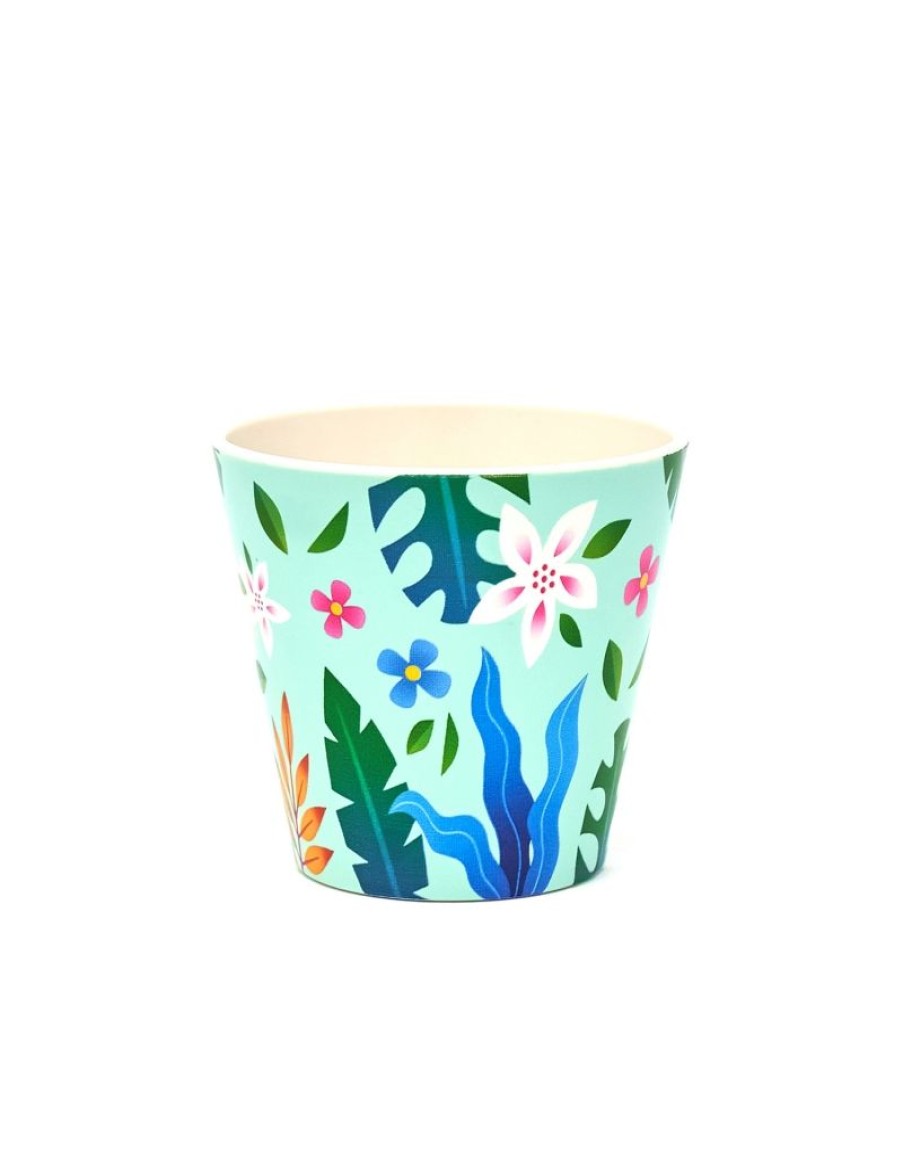 Click Cafe Quy Cup | Bicchierino Da Caffe Quy Cup Fiori - R Pet - 90 Ml