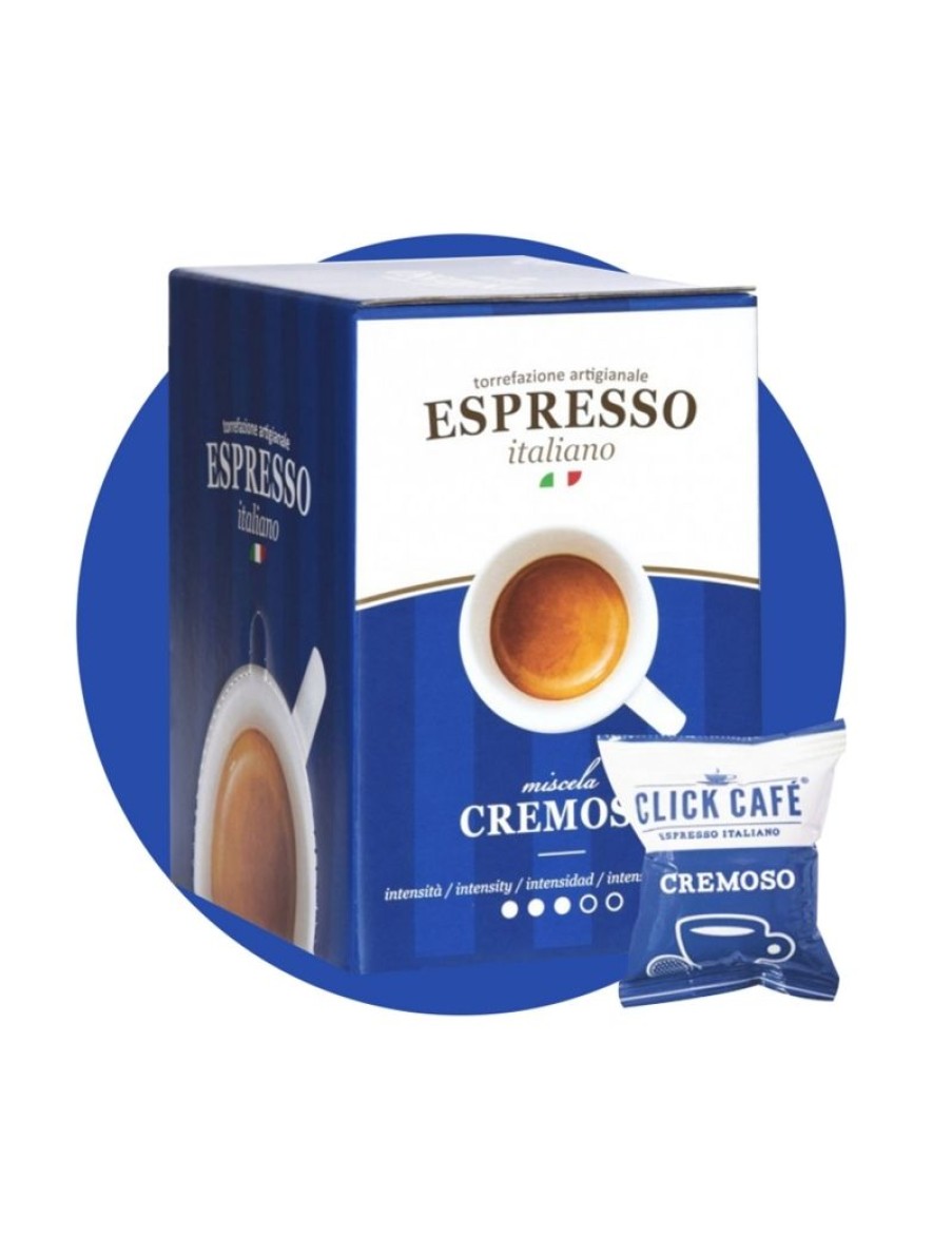 Click Cafe Capsule Compatibili Nespresso | 30 Capsule Nespresso Miscela Cremoso