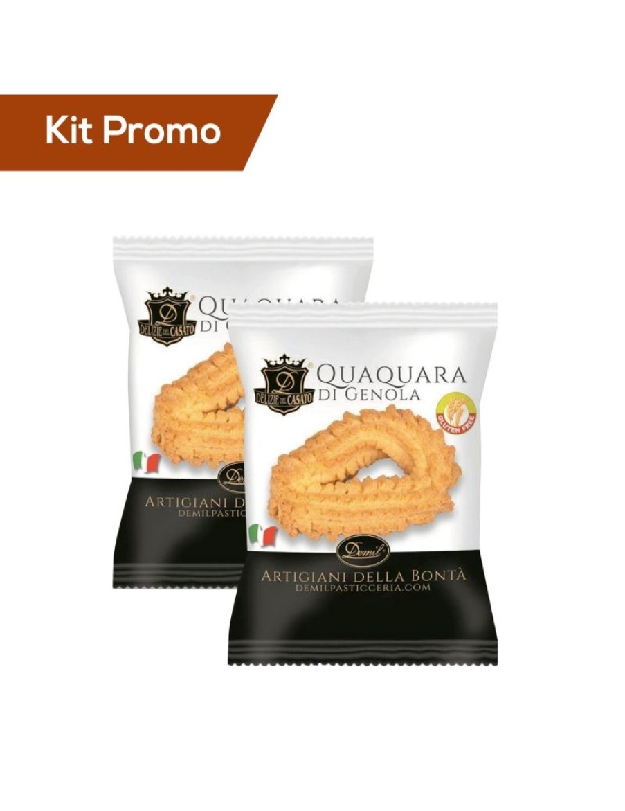 Click Cafe Biscotti Artigianali Senza Glutine | Kit 2 Biscotti Quaquare Senza Glutine