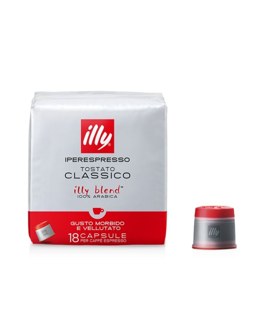 Click Cafe Illy Iperespresso | 18 Cap Illy Rosse Iperespresso Classico Gusto Morbido E Vellutato