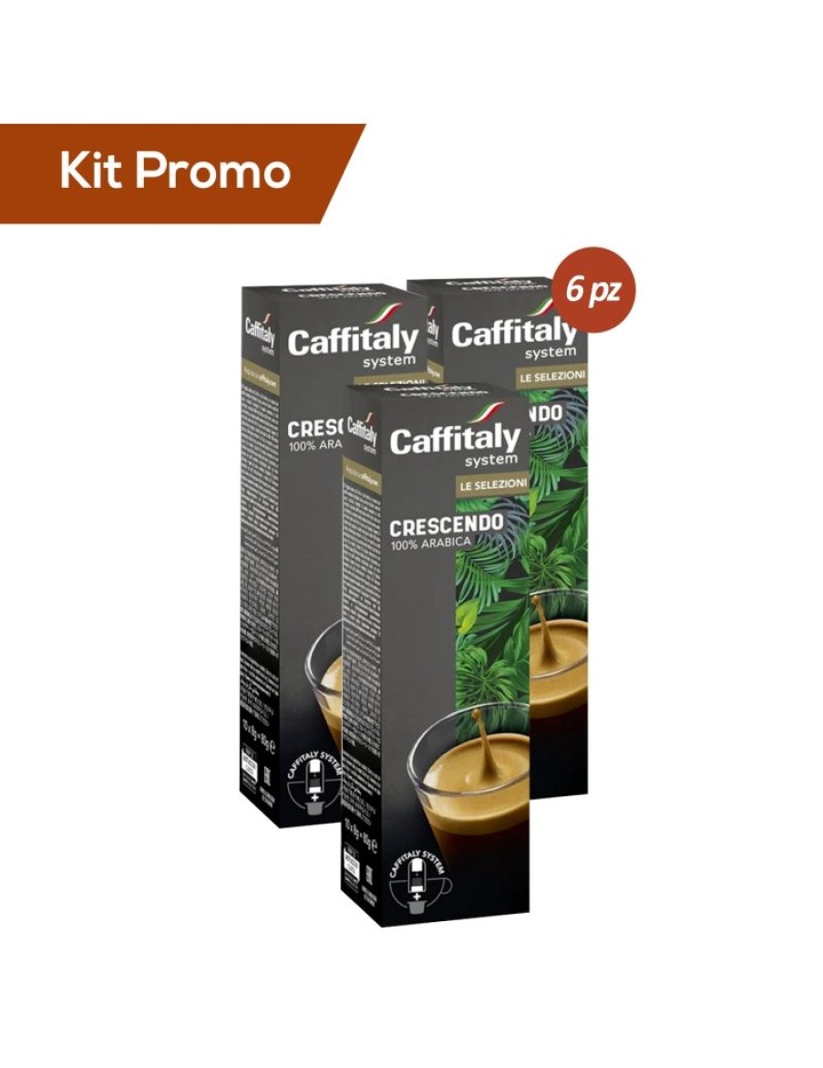 Click Cafe Capsule Caffitaly* Originali | Kit 60 Capsule Di Caffe Caffitaly Crescendo 100% Arabica