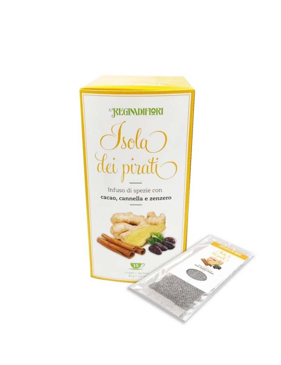 Click Cafe Te E Tisane Regina Di Fiori E Mlesna | Isola Dei Pirati Cacao Cannella E Zenzero 15 Pz