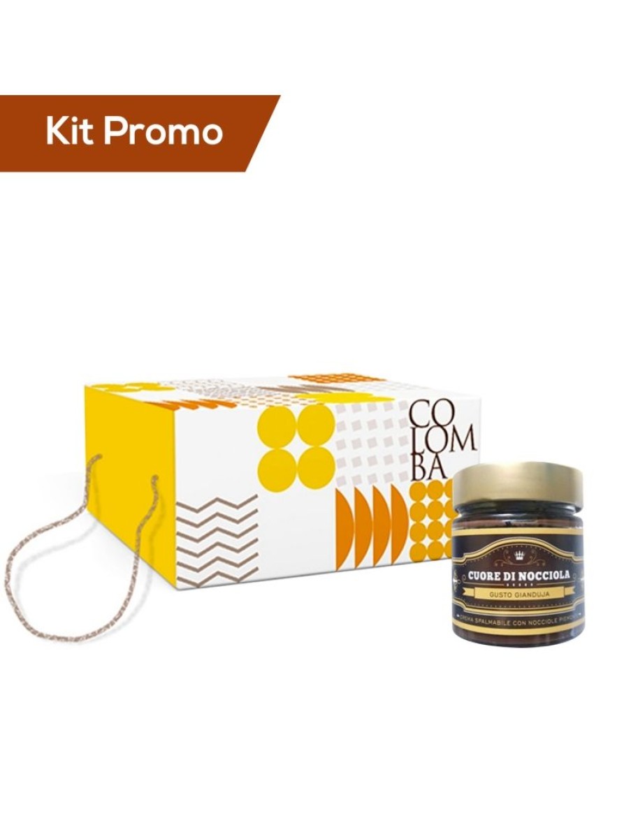 Click Cafe Cioccolato Artigianale | Kit Colomba Tradizionale Con Crema Spalmabile