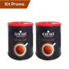 Click Cafe Caffe In Grani Macinato E Solubile | Box 2 Barattoli Caffe Macinato Tostatura Scura Da 250 Gr