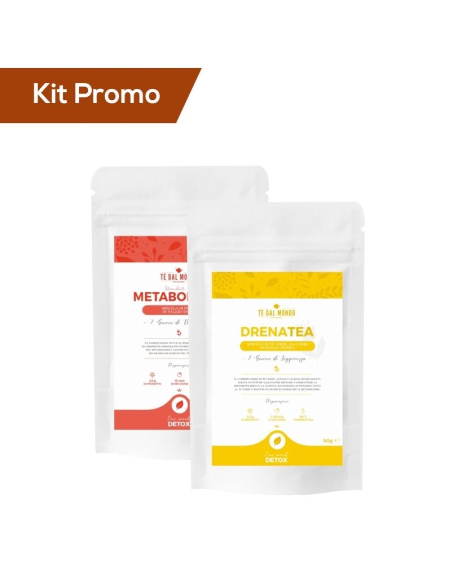 Click Cafe Linea Infusi Detox | Box 2 Doypack Tisana Detox Drenante E Del Metabolismo