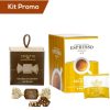 Click Cafe Cialde Caffe | Kit 30 Cialde Di Caffe Delicato Con Cioccolatini Al Cioccolato Fondente Con Nocciole