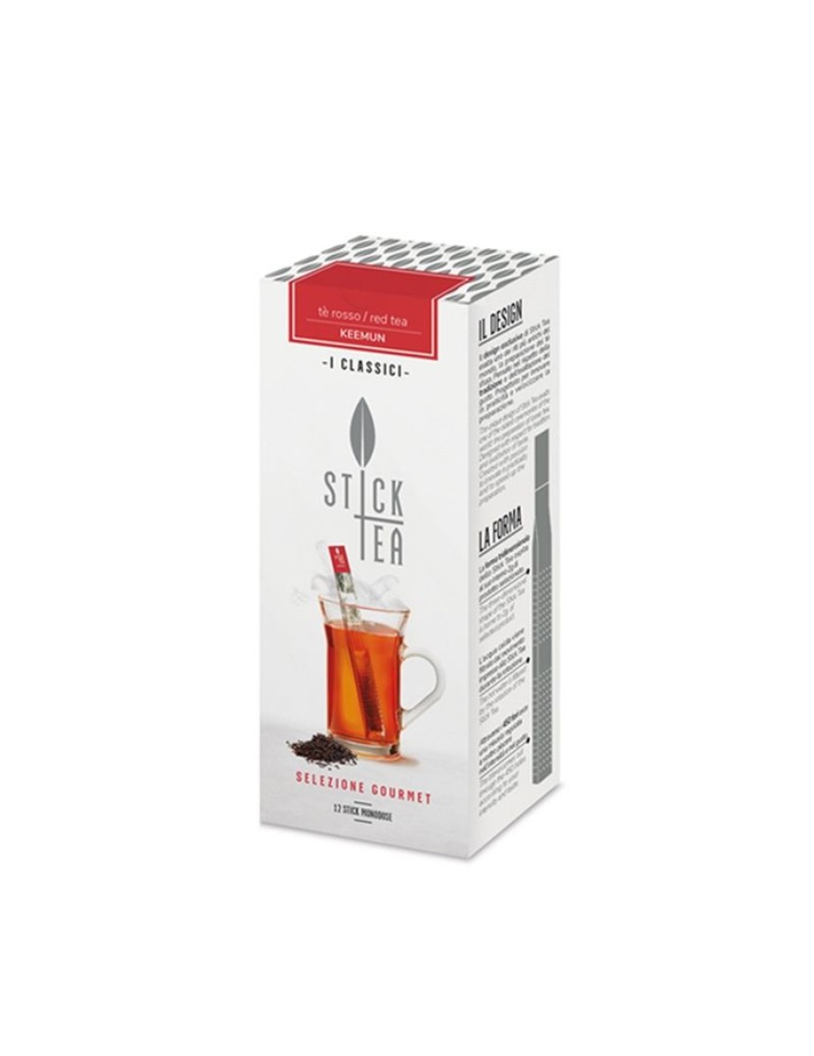 Click Cafe Stick Tea Selezione Gourmet | Sticktea Te Rosso Keemun Selezione Gourmet Confezione 12 Stick