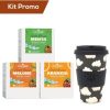 Click Cafe Piramidali Te Dal Mondo | Box 3 Astucci Infusi A Freddo + Bicchiere Quy Cup In Bambu Nuvole