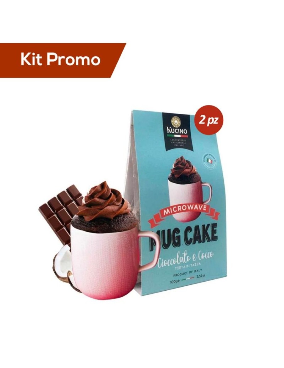 Click Cafe Cioccolato Artigianale | Box 2 Mug Cake Gusto Tiramisu