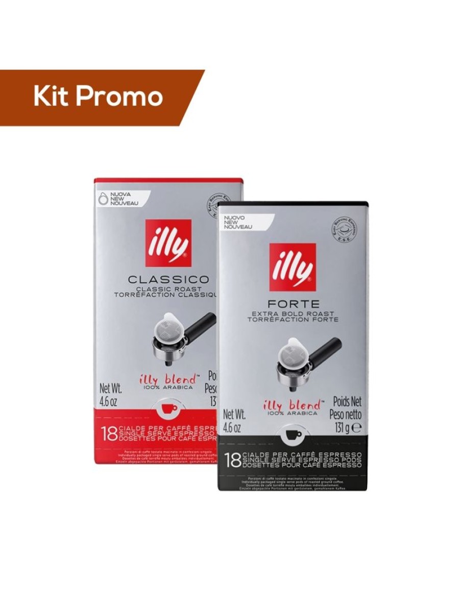 Click Cafe Illy Iperespresso | Box 36 Cialde Ese Illy Gusto Classico E Forte