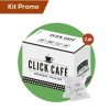 Click Cafe Capsule Compatibili Espresso Point | Box 200 Capsule Miscela Essse Decaffeinato, Compatibili Espresso Point