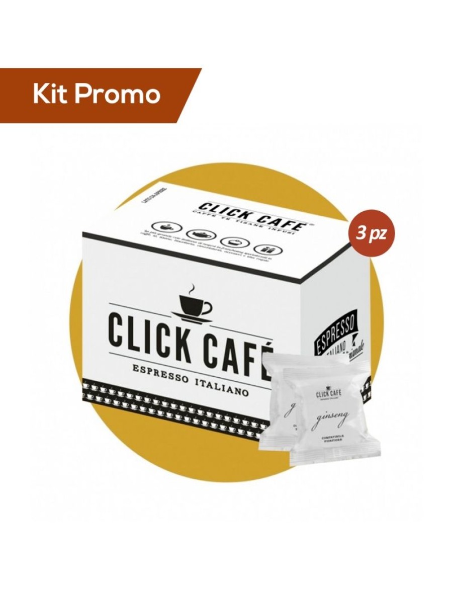 Click Cafe Capsule Compatibili Fior Fiore* Lui Martello | Box 150 Capsule Ginseng Compatibile Fior Fiore