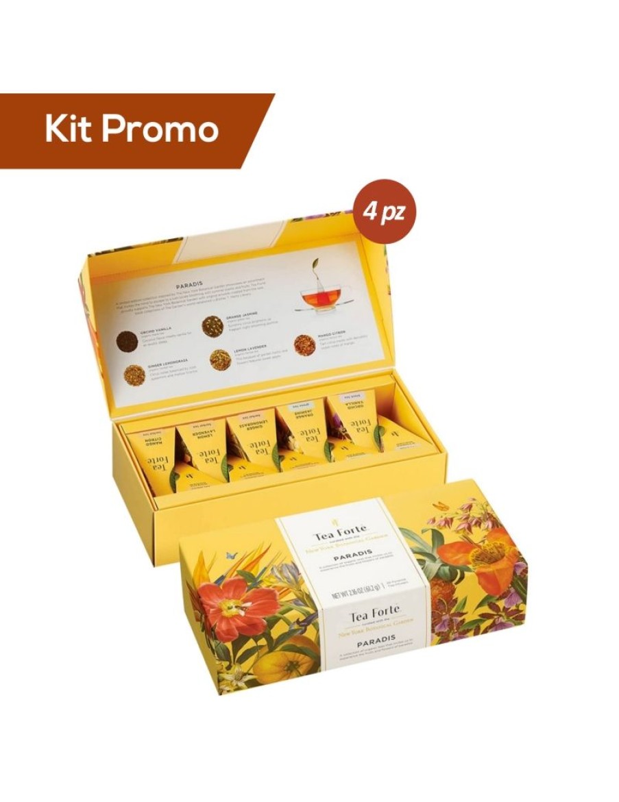 Click Cafe Tea Forte | Box 4 Astucci Tea Forte, Collezione Paradis