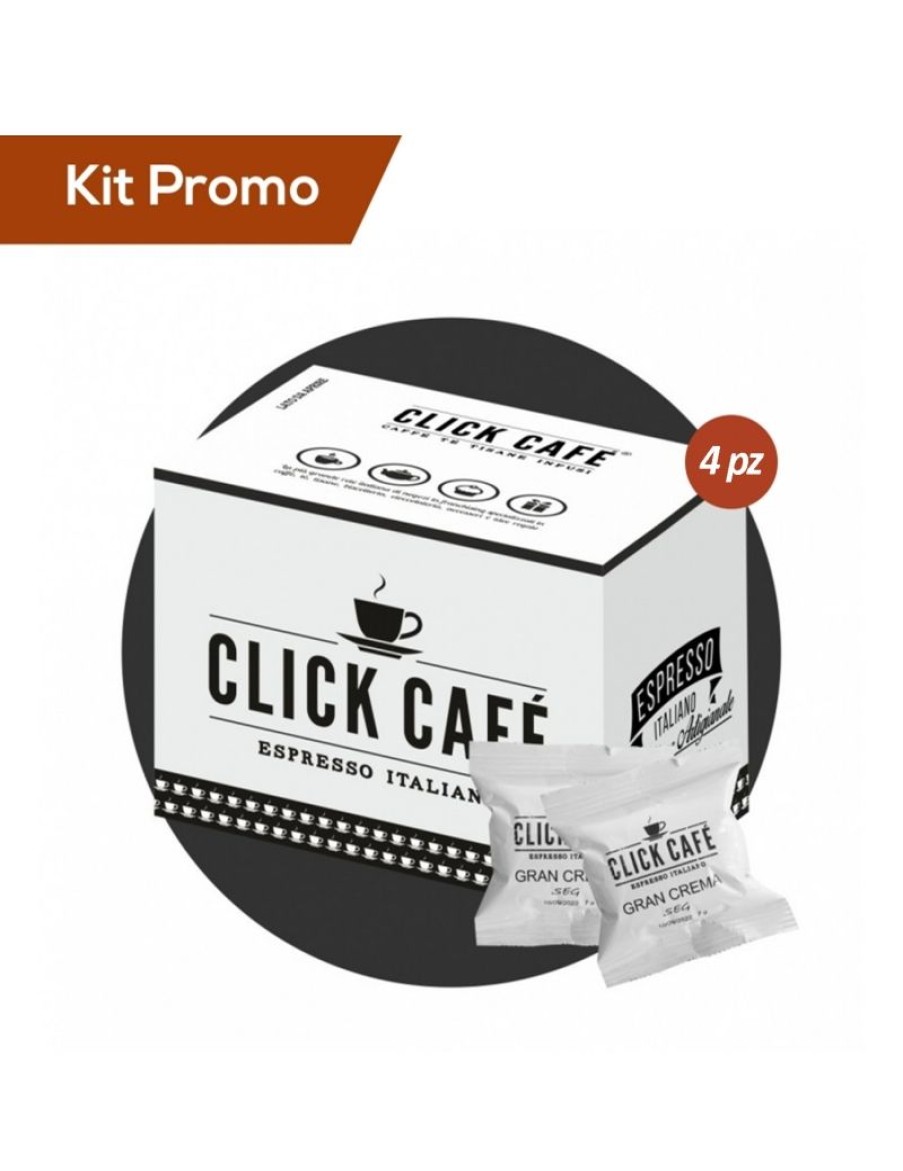 Click Cafe Capsule Compatibili Segafredo | Box 400 Capsule Segafredo, Miscela Forte