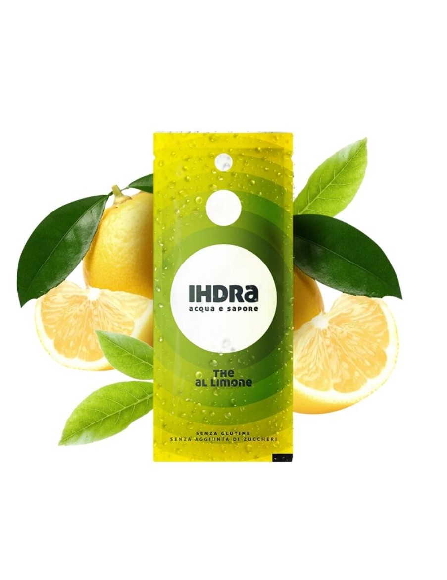 Click Cafe Bevande Energetiche | Ihdra Acqua E Sapore Te Al Limone Box 10 Bustine Da 1.6 Gr