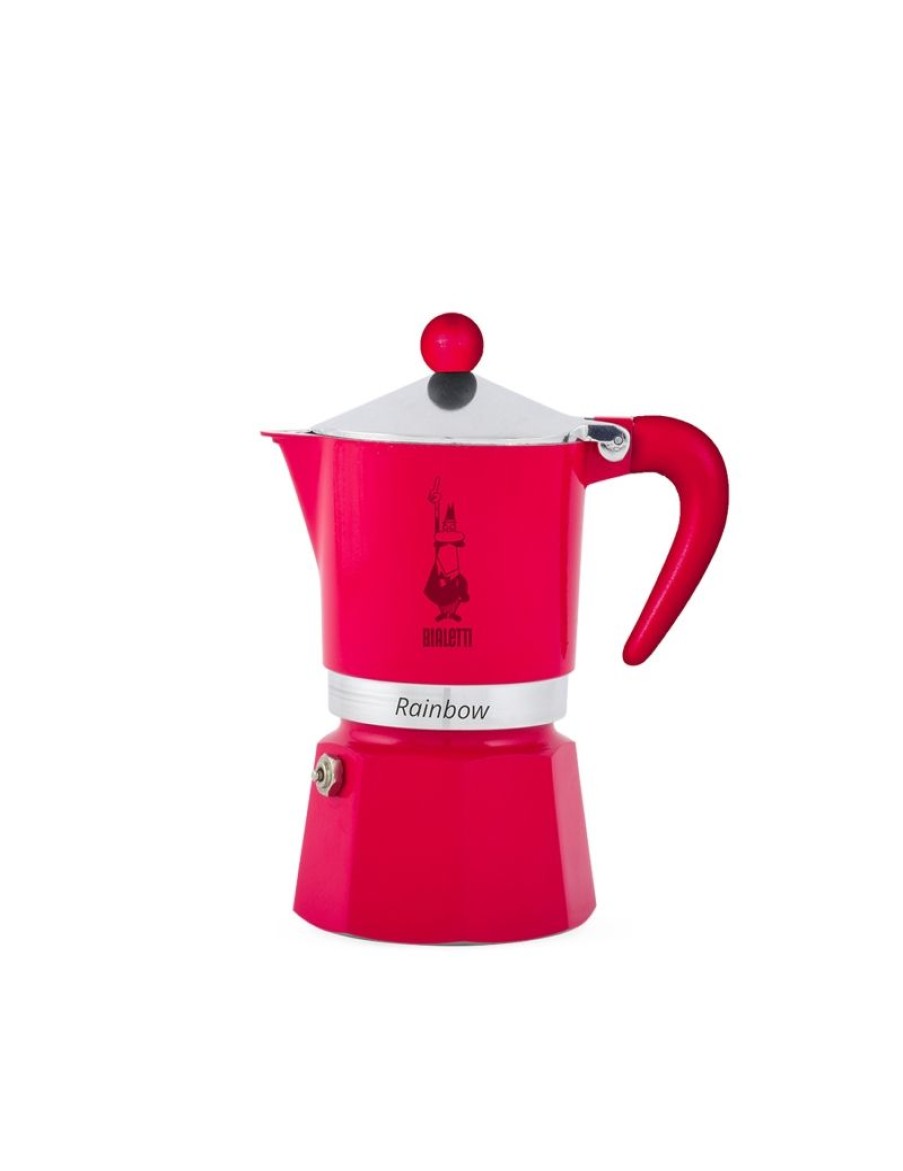 Click Cafe Macchine Moka Per Caffe Macinato | Mokina Rainbow Magenta 1 Tazza