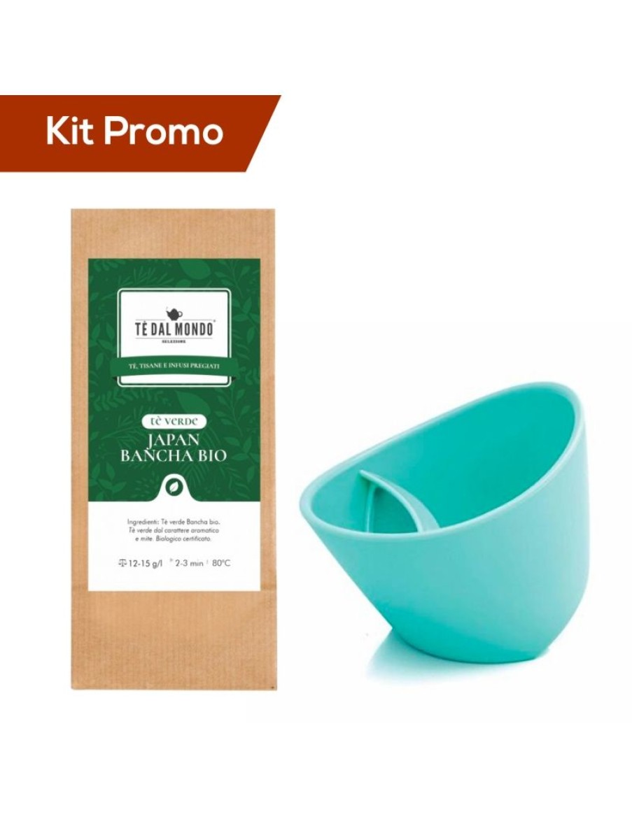 Click Cafe Te Verde | Box Tazza Da Te Celeste Con Te Verde Japan Bancha