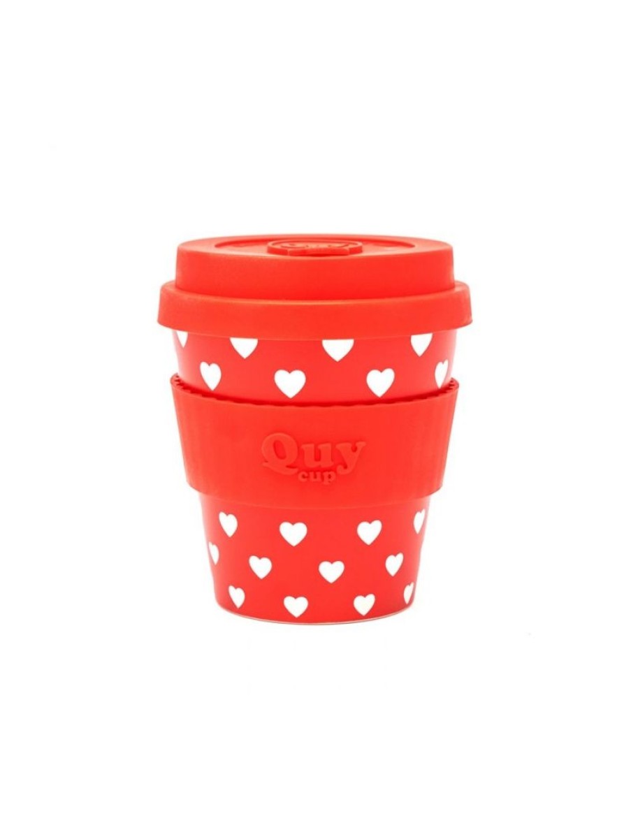 Click Cafe Quy Cup | Tazza Da Cappuccino Quy Cup Heart - R Pet - 230 Ml