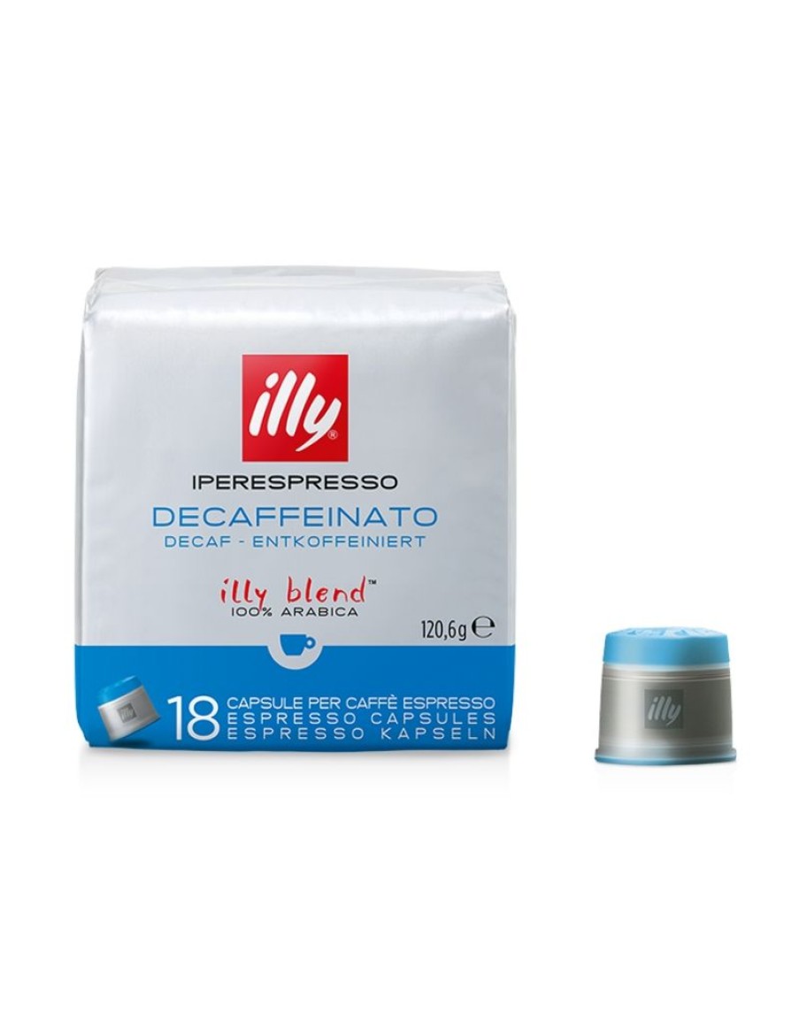 Click Cafe Illy Iperespresso | 18 Capsule Illy Iperespresso Decaffeinato Morbido E Vellutato