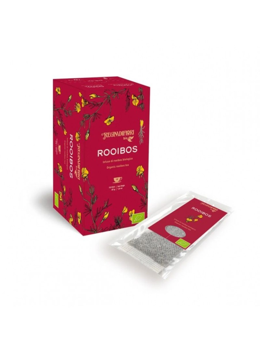 Click Cafe Te E Tisane Regina Di Fiori E Mlesna | Infuso Mono-Erba Rooibos Biologico 15 Filtri