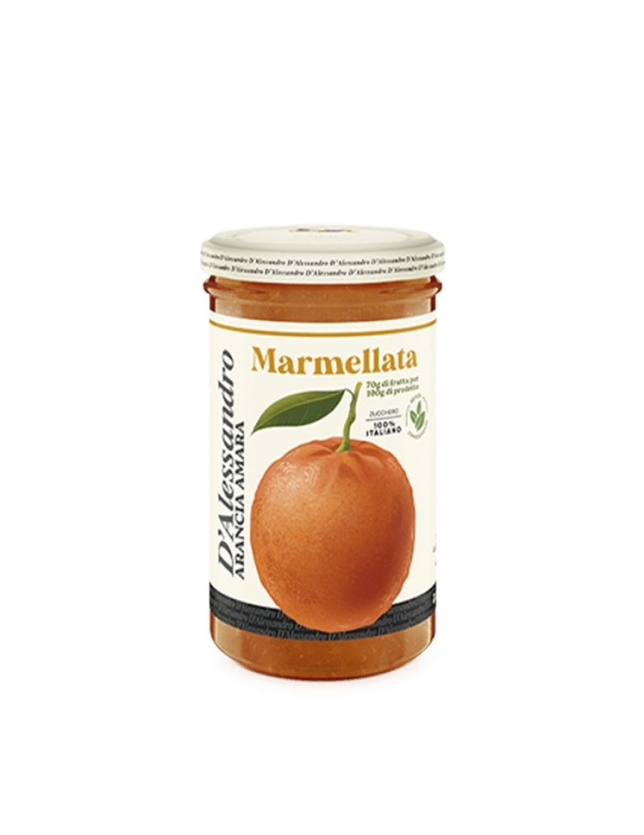 Click Cafe Miele E Marmellata Artigianale E Bio | Marmellata Bonta 100% Di Arance - Senza Glutine - 310 Grammi