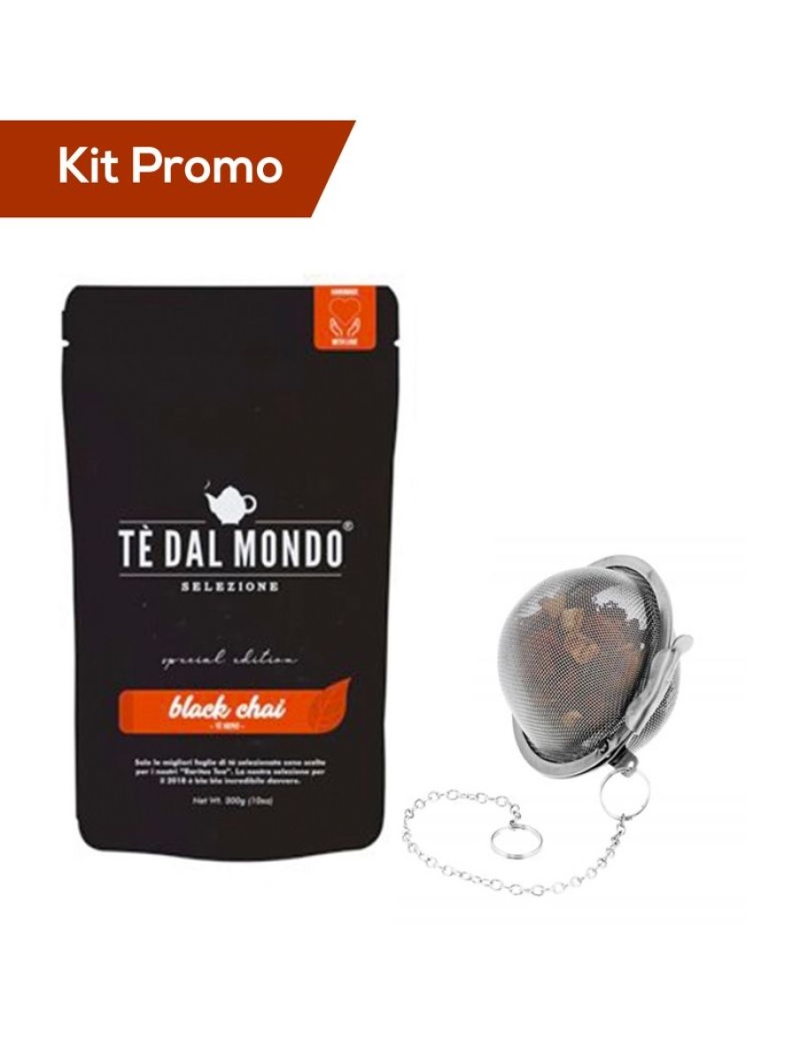 Click Cafe Te Dal Mondo Special Edition | Box Te Nero Chai Con Filtro A Palla