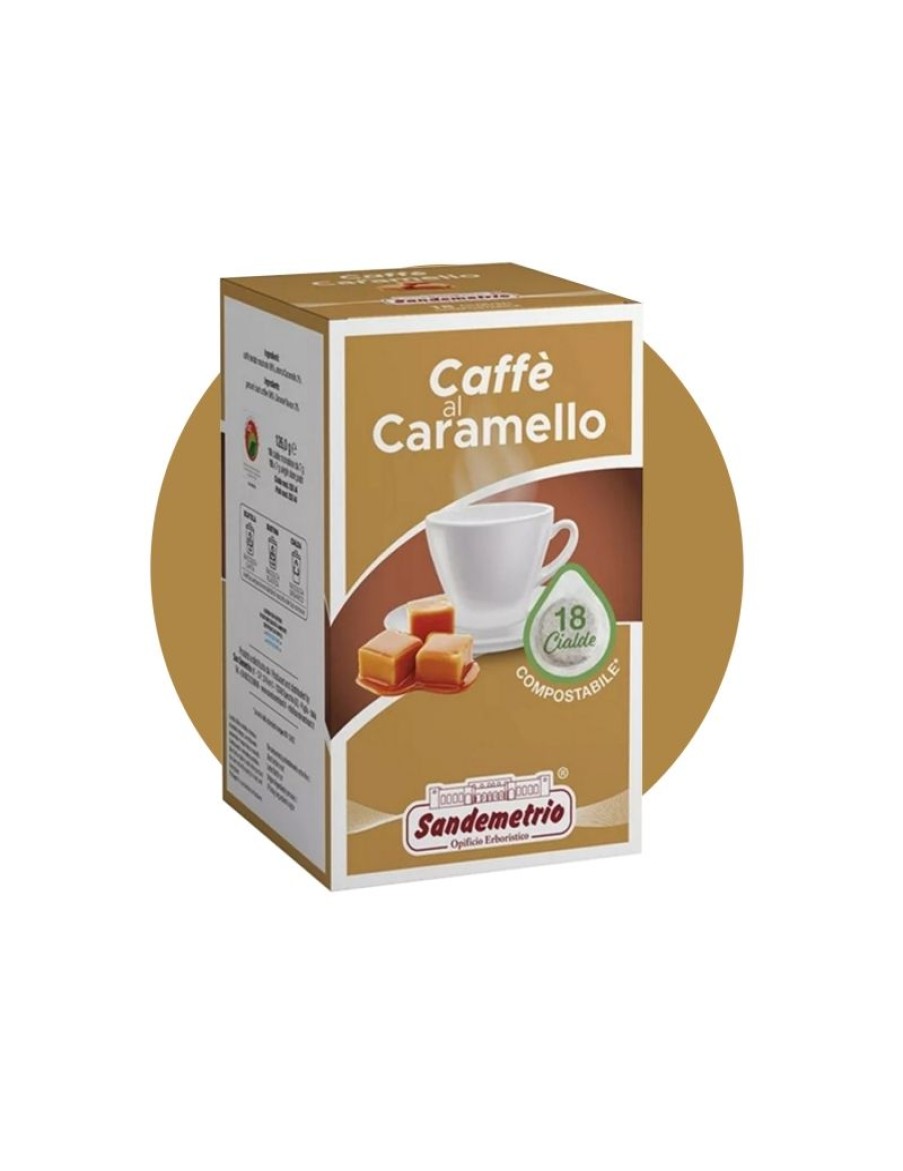 Click Cafe Cialde Caffe | Sandemetrio Caffe Al Caramello Astuccio 18 Cialde