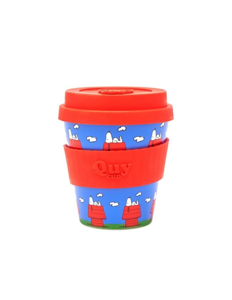 Click Cafe Quy Cup | Tazza Da Cappuccino Quy Cup Snoopy Cuccia - R Pet - 230 Ml