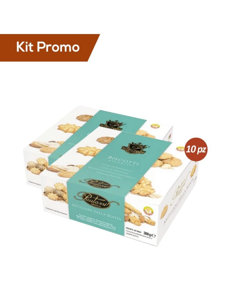 Click Cafe Biscotti Artigianali Senza Glutine | Kit 10 Pacchi Biscotti Assortiti Senza Glutine