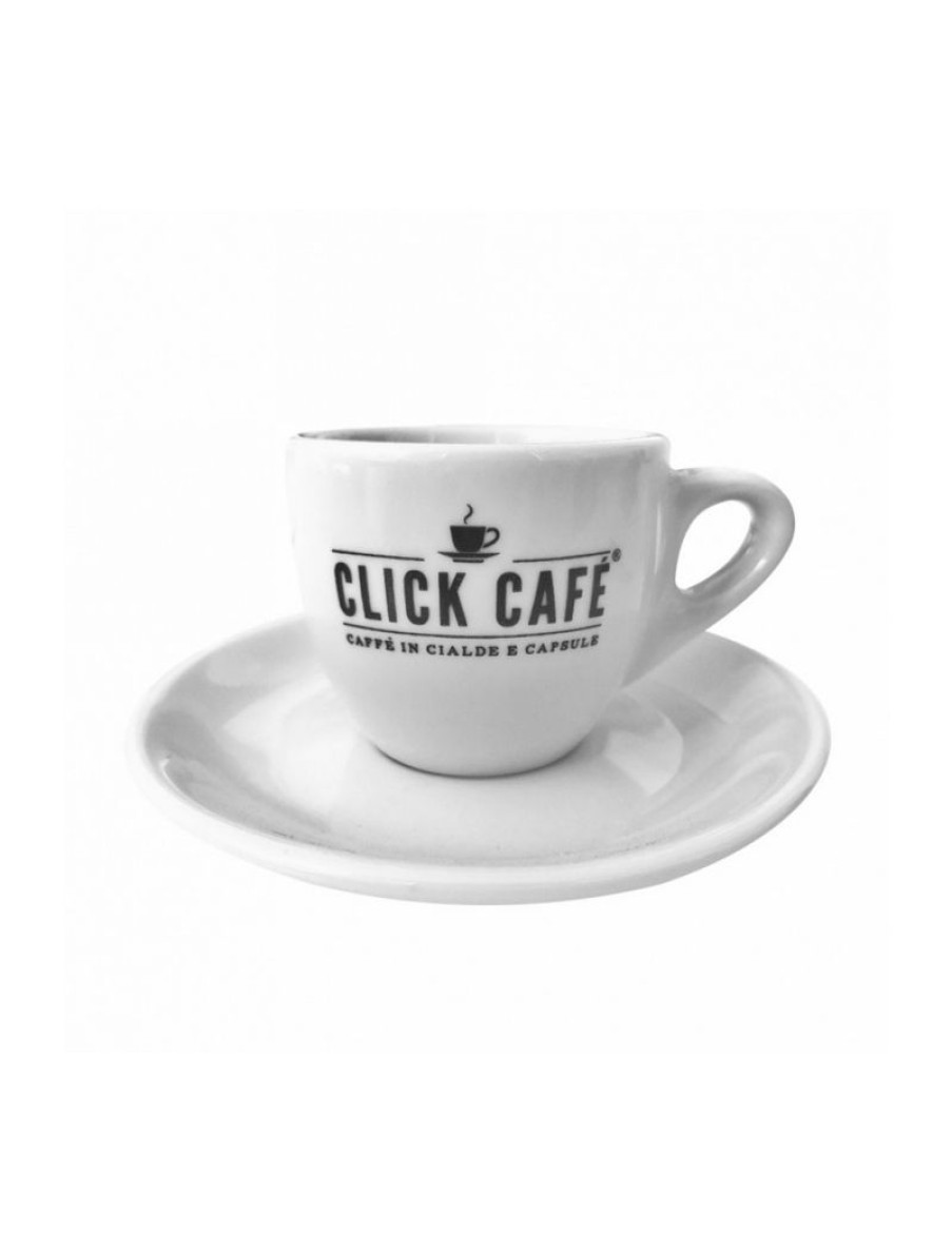 Click Cafe Accessori Da Te E Caffe | Tazzina Click Cafe Con Piattino