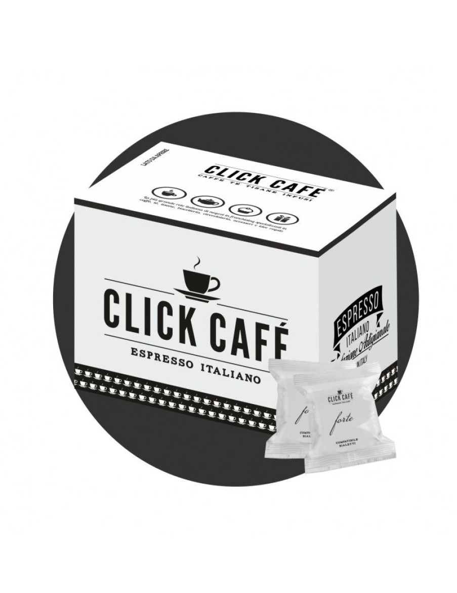 Click Cafe Capsule Compatibili Bialetti* | 100 Capsule Click Cafe Compatibili Bialetti Forte