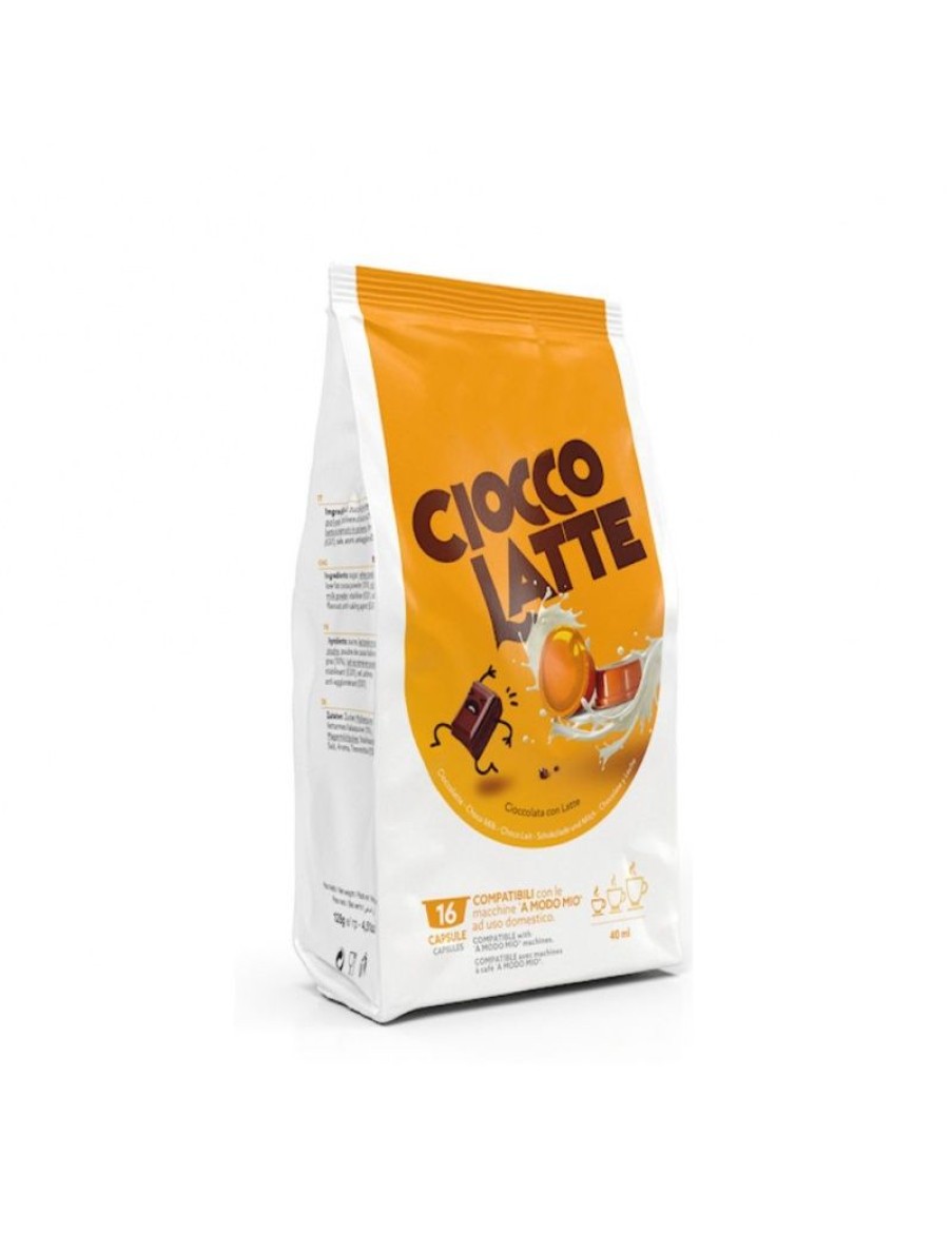 Click Cafe Capsule Compatibili Lavazza* A Modo Mio | 16 Capsule A Modo Mio Cioccolatte