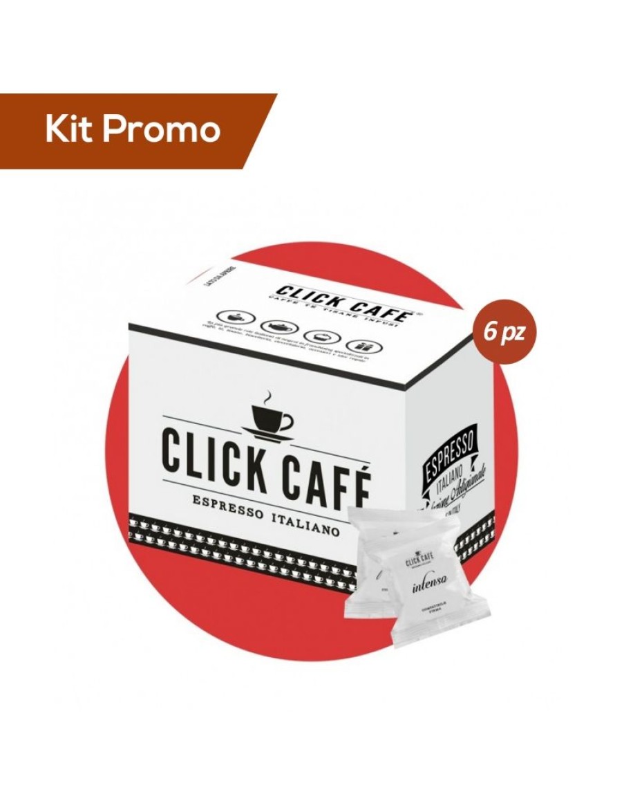 Click Cafe Capsule Compatibili Lavazza Firma | Box 480 Capsule Click Cafe Miscela Intenso, Compatibile Lavazza Firma